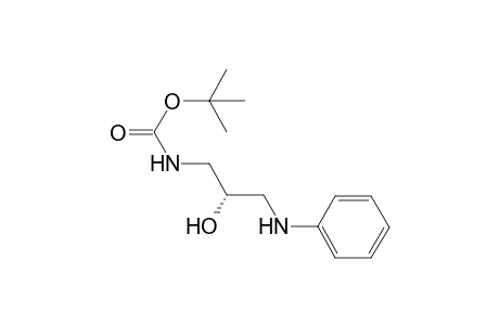 (S)-1-Phenylamino-3-(N-Boc)amino-2-propanol
