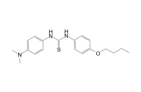 N-(4-Butoxyphenyl)-N'-[4-(dimethylamino)phenyl]thiourea