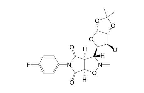 2-METHYL-3-(1,2-O-ISOPROPYLIDENE-ALPHA-D-XYLO-TETRAFURANOS-4-YL)-5-(4-FLUOROPHENYL)-4,6-DIOXO-2,3,3A,4,6,6A-HEXAHYDROPYRROLO-[3,4-D]-ISOXAZOLE