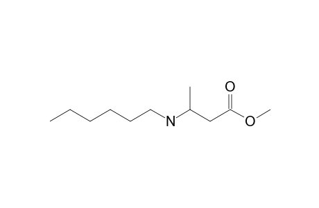 Methyl 3-(hexylamino)butanoate