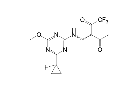 3-{[(4-cyclopropyl-6-methoxy-s-triazin-2-yl)amino]methylene}-1,1,1-trifluoro-2,4-pentanedione