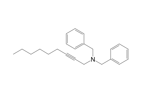 Dibenzyl(non-2-ynyl)amine