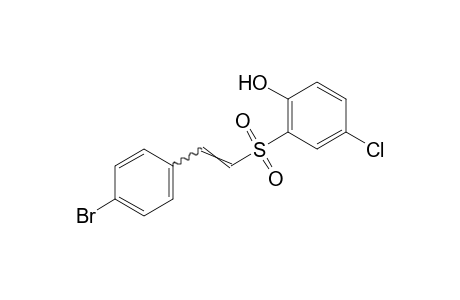 2-[(p-bromostyryl)sulfonyl]-4-chlorophenol