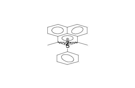 1,2-PHENYLSULPHONIO-1,2-DIMETHYLACENAPHTHYLENE CATION