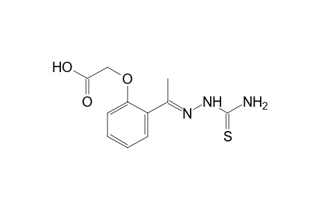 (o-acetylphenoxy)acetic acid, thiosemicarbazone