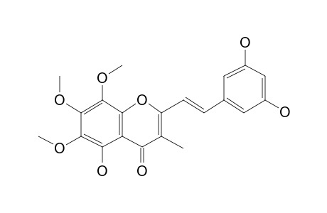 Chromone, 2-[2-[3,5-dihydroxyphenyl]ethenyl]-5-hydroxy-