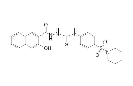 1-(3-hydroxy-2-naphthoyl)-4-[p-(piperidinosulfonyl)phenyl]-3-thiosemicarbazide