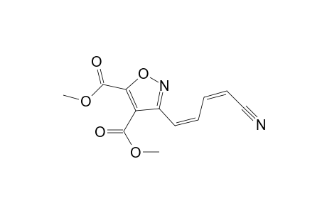 Dimethyl 3-[(1Z,3Z)-4-cyano-1,3-butadienyl]-4,5-isoxazoledicarboxylate