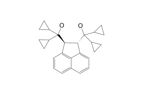 Corr[1]trans-(1,2-dihydroacenaphthylene-1,2-diyl)bis(dicyclopropylmethanol)