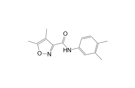 N-(3,4-dimethylphenyl)-4,5-dimethyl-3-isoxazolecarboxamide