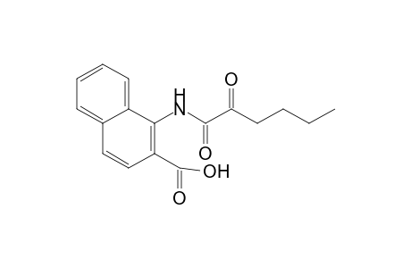 1-[(2-Oxohexanoyl)amino]naphthalene-2-carboxylic acid