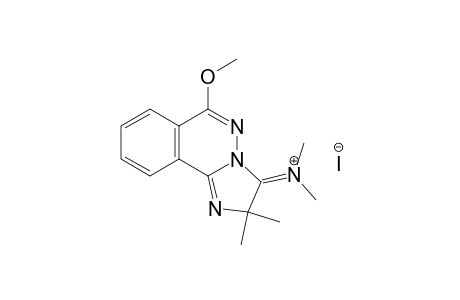 (6-Methoxy-2,2-dimethyl-2,3-dihydro-imidazo[2,1-a]phthalazin-3-dimethyliminium)-iodide