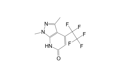 1,3-dimethyl-4-(1,1,2,2,2-pentafluoroethyl)-1,7-dihydro-6H-pyrazolo[3,4-b]pyridin-6-one