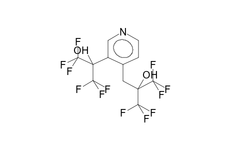 4-(2-HYDROXY-2-TRIFLUOROMETHYL-3,3,3-TRIFLUOROPROPYL)-5-(1-HYDROXY-1-TRIFLUOROMETHYL-2,2,2-TRIFLUOROETHYL)PYRIDINE