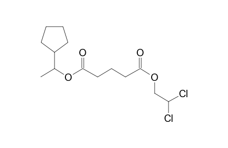 Glutaric acid, 1-cyclopentylethyl 2,2-dichloroethyl ester