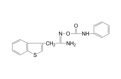 O-(phenylcarbamoyl)benzo[b]thiophene-3-acetamidoxime