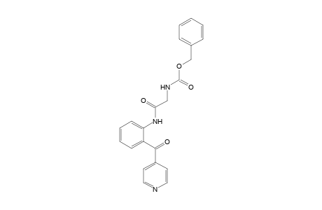 {[(o-isonicotinoylphenyl)carbamoyl]methyl}carbamic acid, benzyl ester