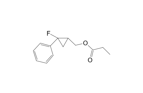 (2-fluoro-2-phenylcyclopropyl)methyl propionate