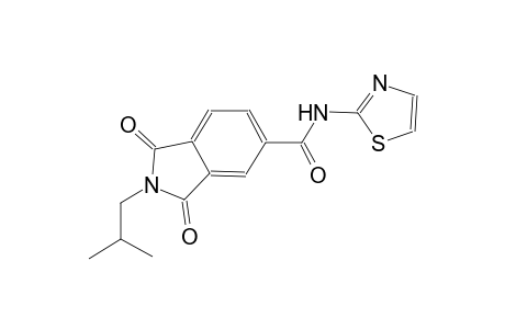 2-isobutyl-1,3-dioxo-N-(1,3-thiazol-2-yl)-5-isoindolinecarboxamide