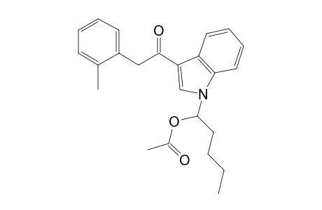 1-(3-(2-(o-tolyl)acetyl)-1H-indol-1-yl)pentyl acetate