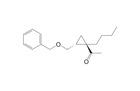 r-1-Acetyl-1-butyl-t-2-[(phenylmethoxy)methyl]cyclopropane