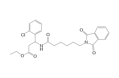 3-(2-Chlorophenyl)-3-(6-phthalimidohexanoylamino)propionic acid ethyl ester