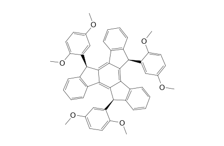 5.alpha.,10.alpha.,15.alpha.-tris(2',5'-Dimethoxyphenyl)-10,15-dihydro-5H-diindeno[1,2-a : 1',2'-c]fluorene