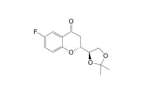 (R,R)-2-[2',2'-Dimethyl-1',3'-dioxacyclopen-4'-yl]-2,3-dihydrochromen-4(4H)-one