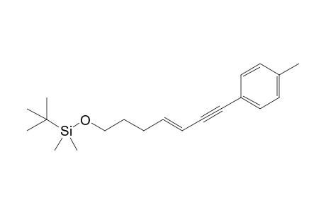 (E)-7-Tert-butyldimethylsilyloxy-1-p-tolyl-3-hepten-1-yne