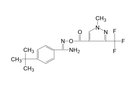 p-tert-butyl-O-{[1-methyl-3-(trifluoromethyl)pyrazol-4-yl]carbonyl}benzamidoxime