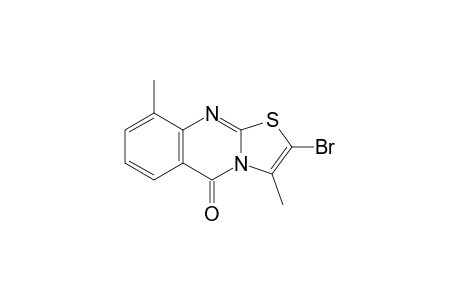 5H-Thiazolo[2,3-b]quinazolin-5-one, 2-bromo-3,9-dimethyl-