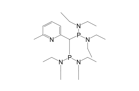 N-[[bis(diethylamino)phosphanyl-(6-methyl-2-pyridyl)methyl]-(diethylamino)phosphanyl]-N-ethyl-ethanamine