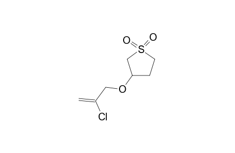 3-[(2-chloroallyl)oxy]tetrahydrothiophene, 1,1-dioxide