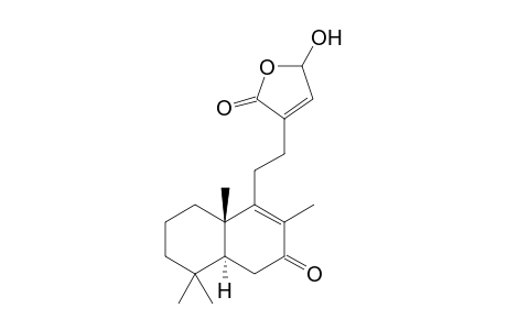 4-[2-[(4aS,8aS)-2,5,5,8a-tetramethyl-3-oxo-4a,6,7,8-tetrahydro-4H-naphthalen-1-yl]ethyl]-2-hydroxy-2H-furan-5-one