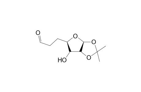 5,6-Dideoxy-1,2-O-isopropylidene-.alpha.,D-xylo-heptodialdo-1,4-furanose