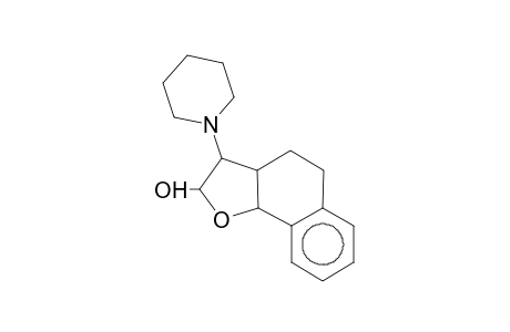 3-Piperidino-2,3,3a,4,5,9b-hexahydronaphtho[1,2-b]furan-2-ol