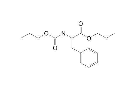 L-Phenylalanine, N-propoxycarbonyl-, propyl ester