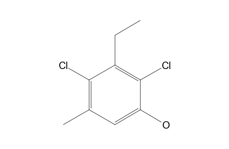 4,6-dichloro-5-ethyl-m-cresol