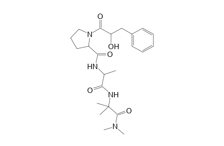 Dimethylamide of (S)-3-Phenyllactoyl-(R)-prolyl-(S)-alanyl-aminoisobutyric acid