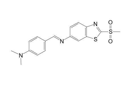 6-[(p-dimethylaminobenzylidene)amino]-2-(methylsulfonyl)benzothiazole