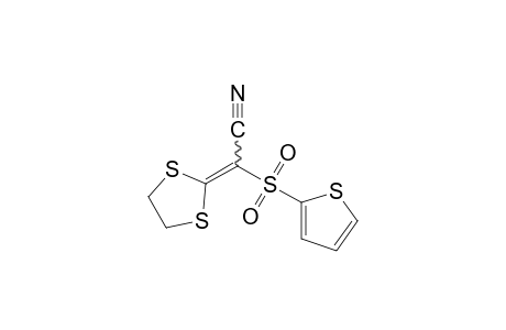 alpha-[(2-thienyl)sulfonyl]-1,3-dithiolane, delta square, alpha-acetonitrile