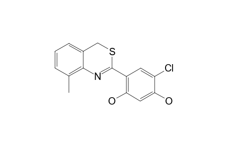 2-(5-Chloro-2,4-dihydroxyphenyl)-8-methyl-4H-3,1-benzothiazine