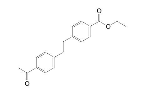 (E)-Ethyl 4-(4-acetylstyryl)benzoate