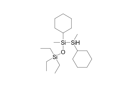 Disiloxane, 1-cyclohexyl-1-(cyclohexylmethylsilyl)-2,2,2-triethyl-1-methyl-