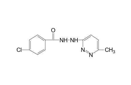 p-chlorobenzoic acid, 2-(6-methyl-3-pyridazinyl)hydrazide