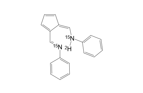 N,N-DIPHENYL-6-AMINO-FULVENE-1-ALDIMINE;#1-(15)N(2)-(2)H(1);[(15)N(2)]-[[5-[(PHENYLAMINO)-METHYLENE]-1,3-CYCLOPENTADIEN-1-YL]-METHYLENE]-[(15)N]-BENZENAMINE