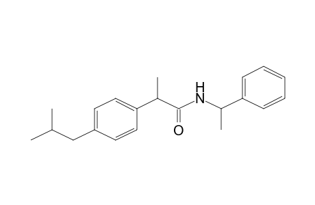 2-(4-Isobutylphenyl)-N-(1-phenylethyl)propanamide