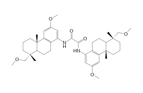 N,N'-bis(12,19-dimethoxypodocarpa-8,11,13-trien-14-yl)ethanediamide