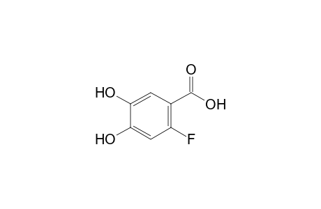 2-fluoro-4,5-dihydroxy-benzoic acid