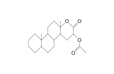 D-HOMO-17A-OXAANDROSTAN-17-ONE, 16-(ACETYLOXY)-